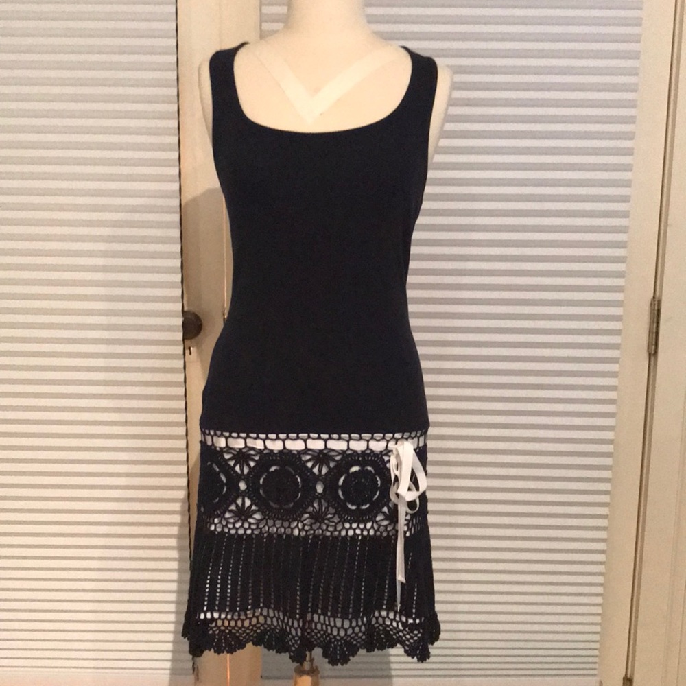 Navy Racerback Dress